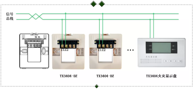 泰和安tx3404火灾显示盘接线图_消防知识_火灾报警_北京消防改造网